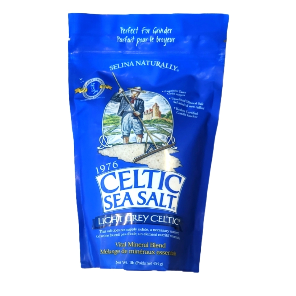 Celtic Sea Salt Fine Ground 1lb Bag